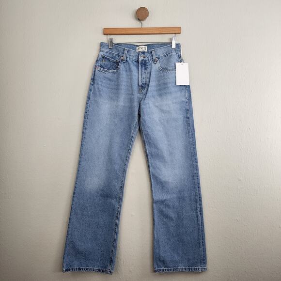 NEW Etica Anthropologie Amis High Waist Relaxed Bootcut Jean in Atwater - Picture 4 of 12